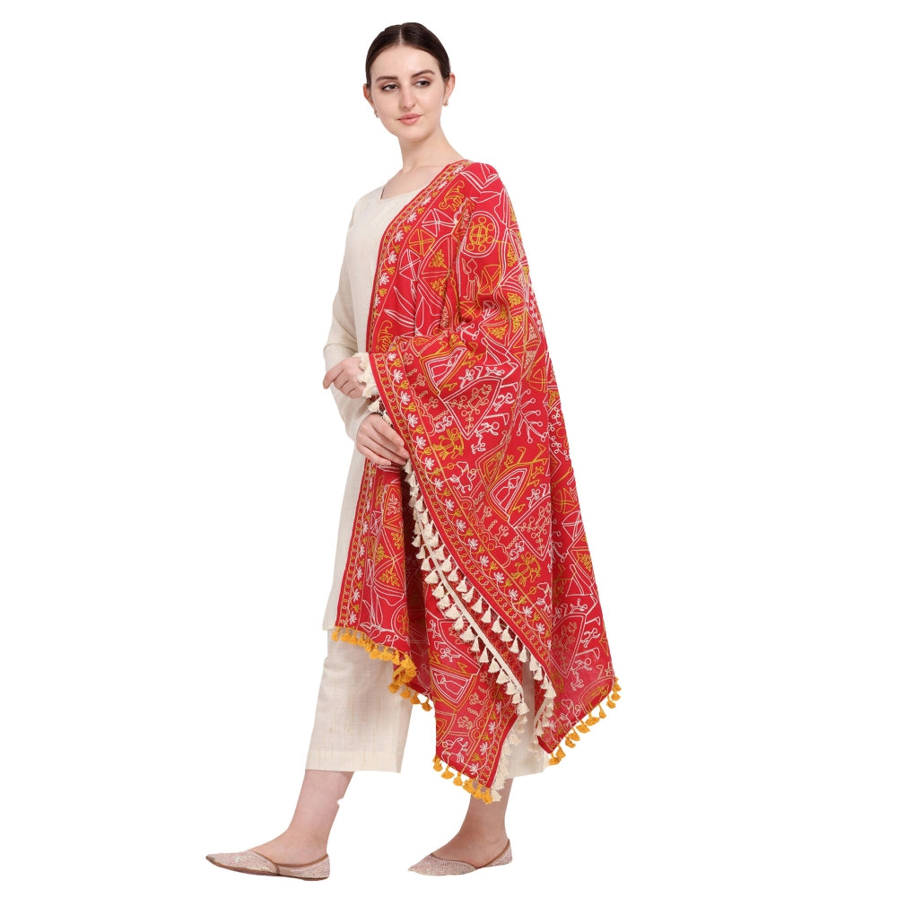 Cotton Embroidered Dupatta