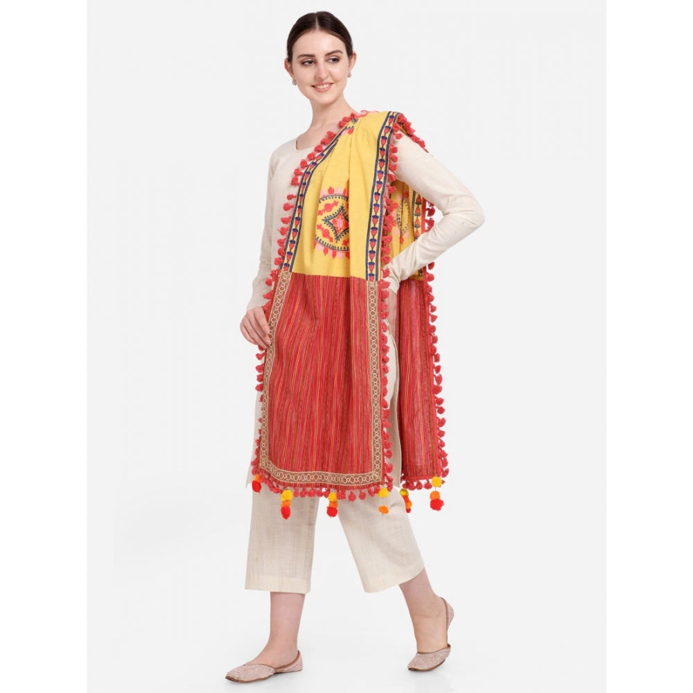 Cotton Embroidered Dupatta