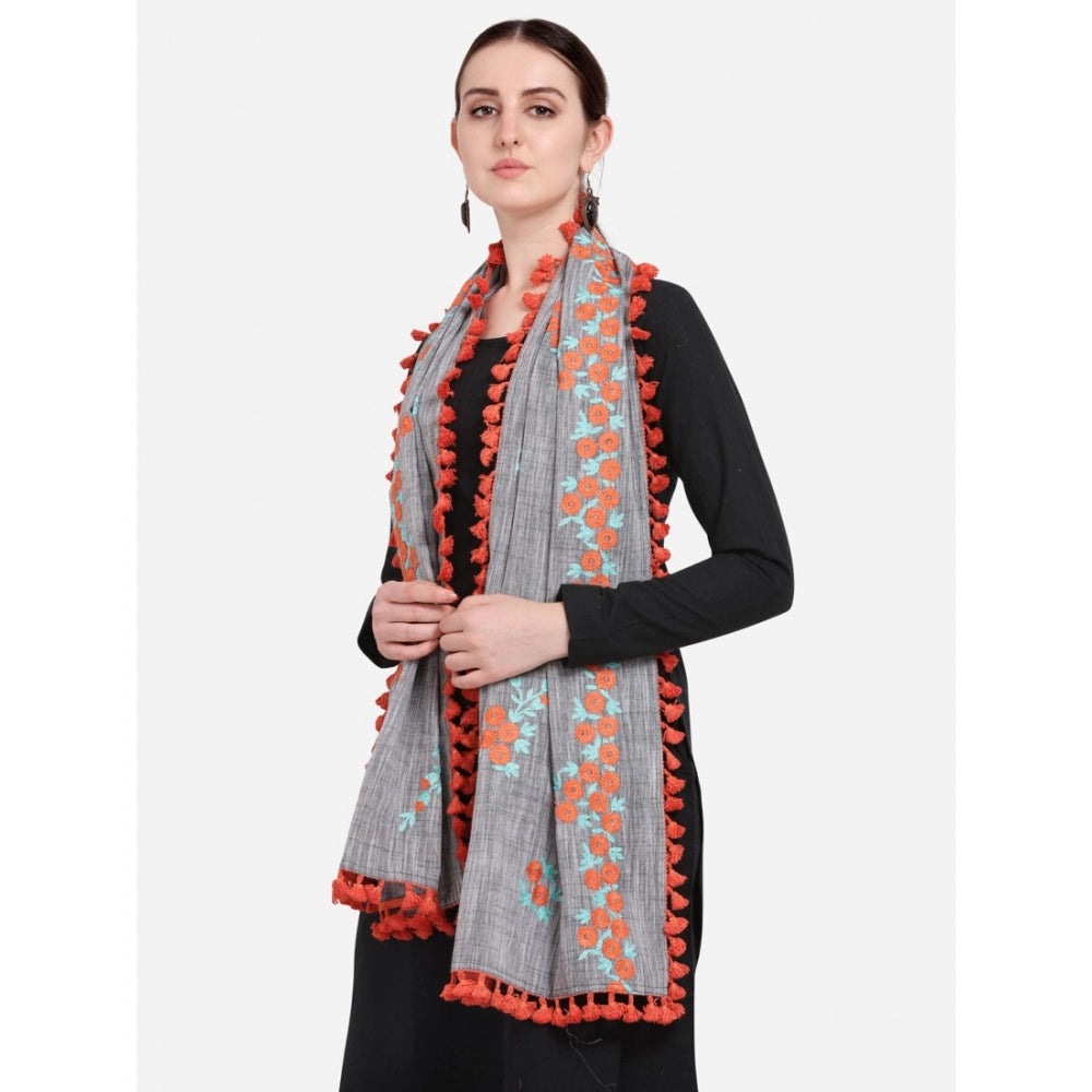 Cotton Embroidered Dupatta