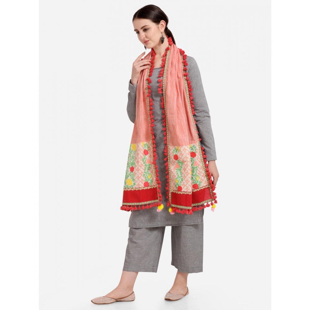 Cotton Embroidered Dupatta