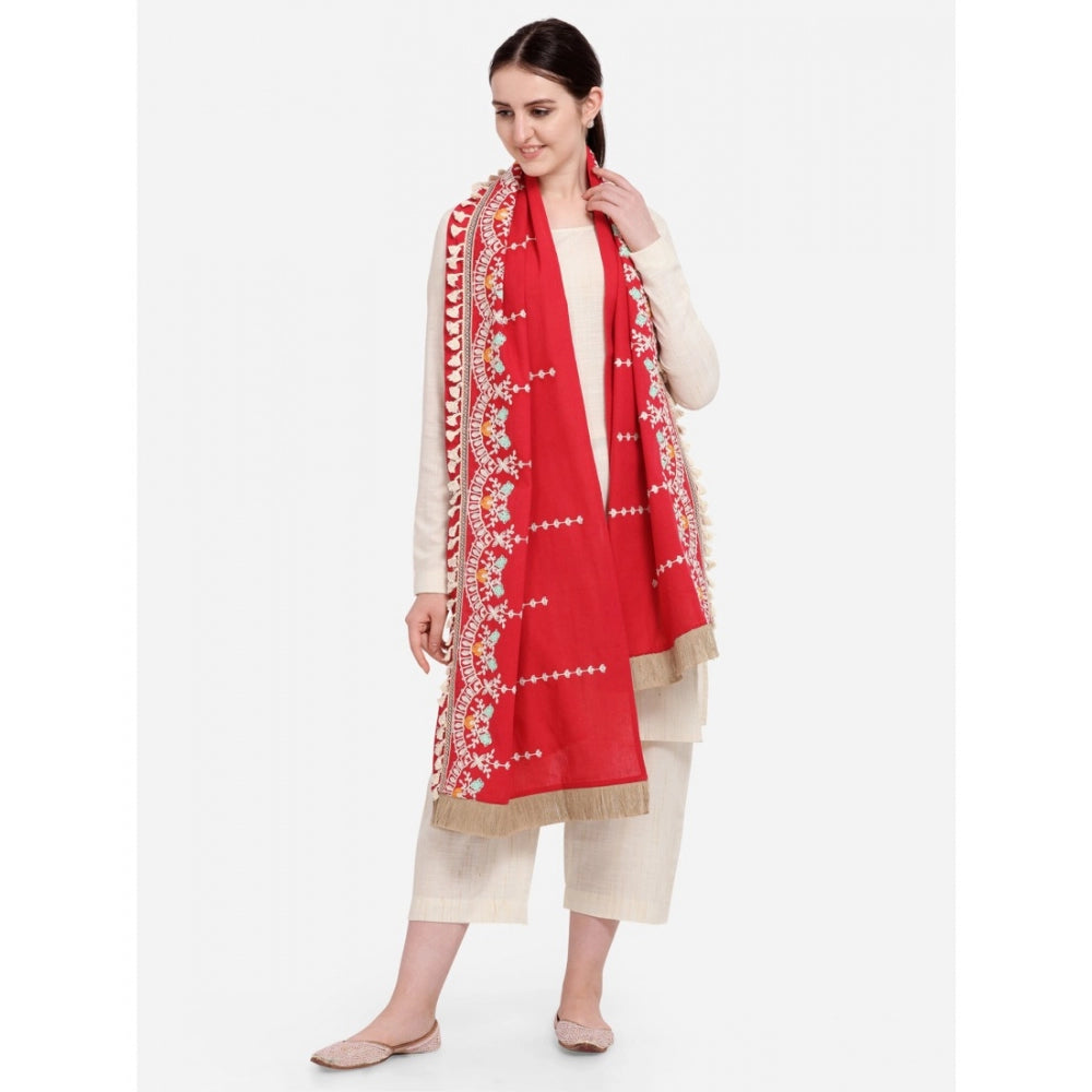 Cotton Embroidered Dupatta