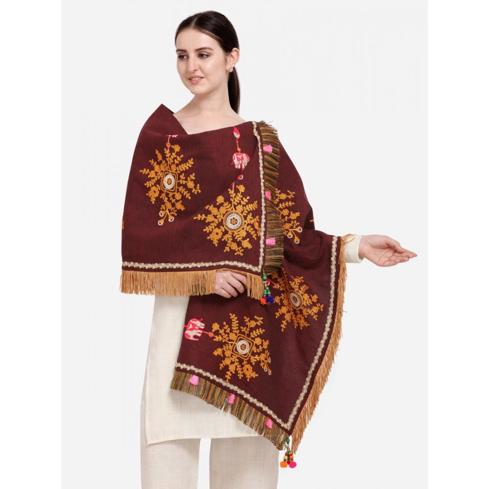 Cotton Embroidered Dupatta