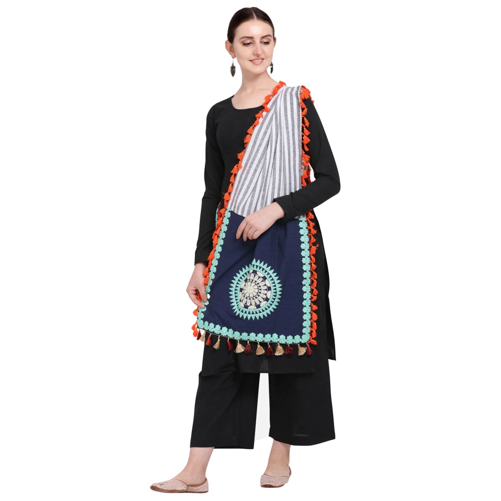 Cotton Embroidered Dupatta