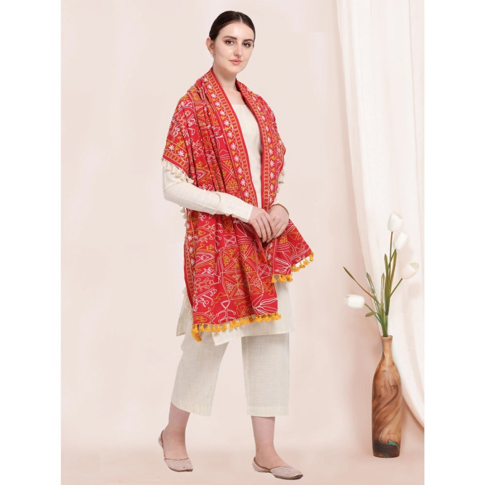 Cotton Embroidered Dupatta