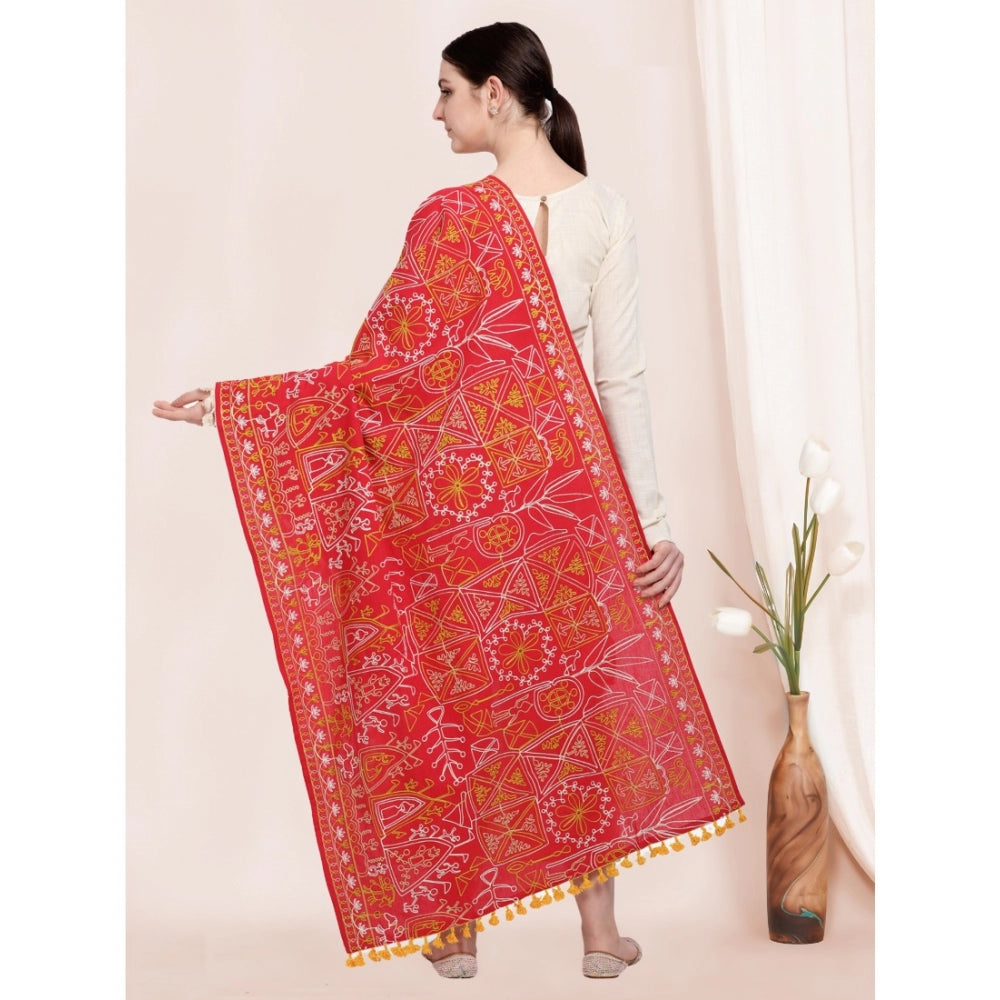 Cotton Embroidered Dupatta