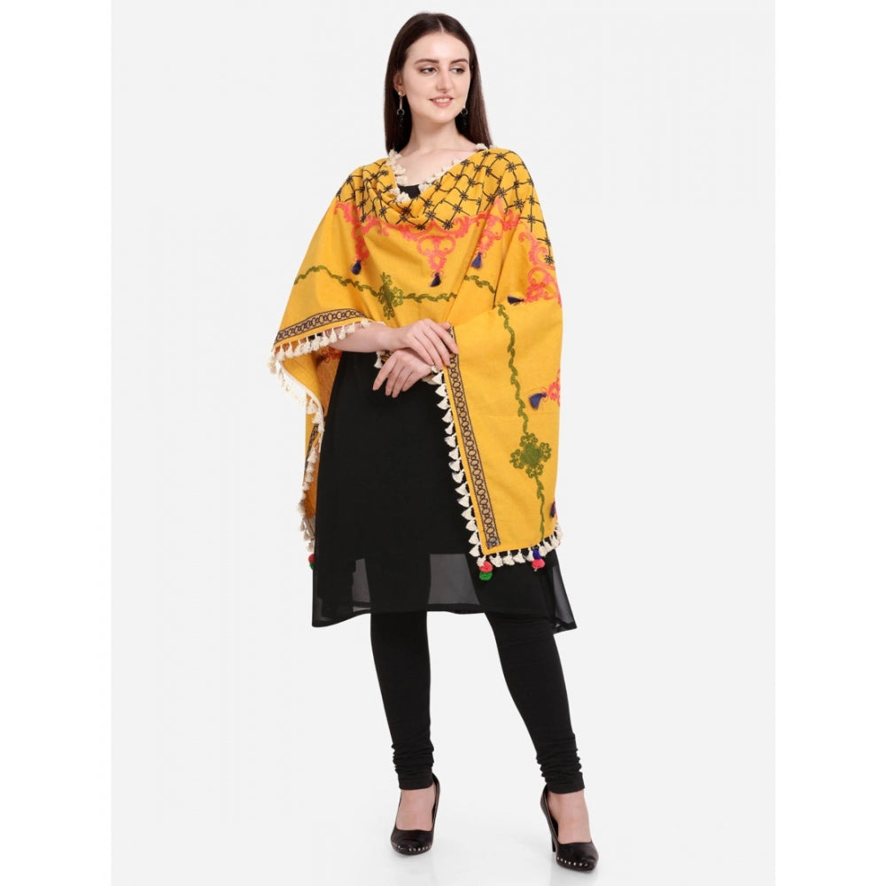 Cotton Embroidered Dupatta