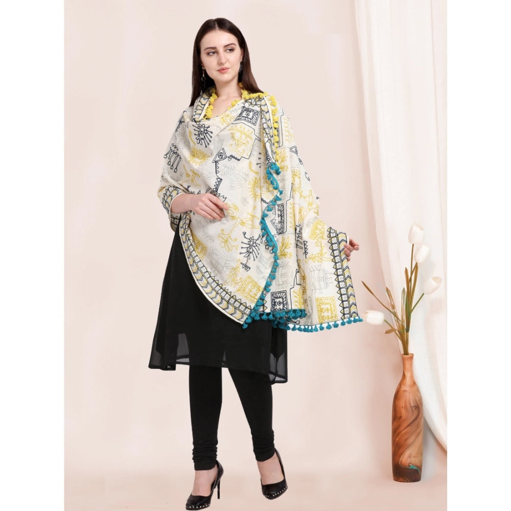 Cotton Embroidered Dupatta