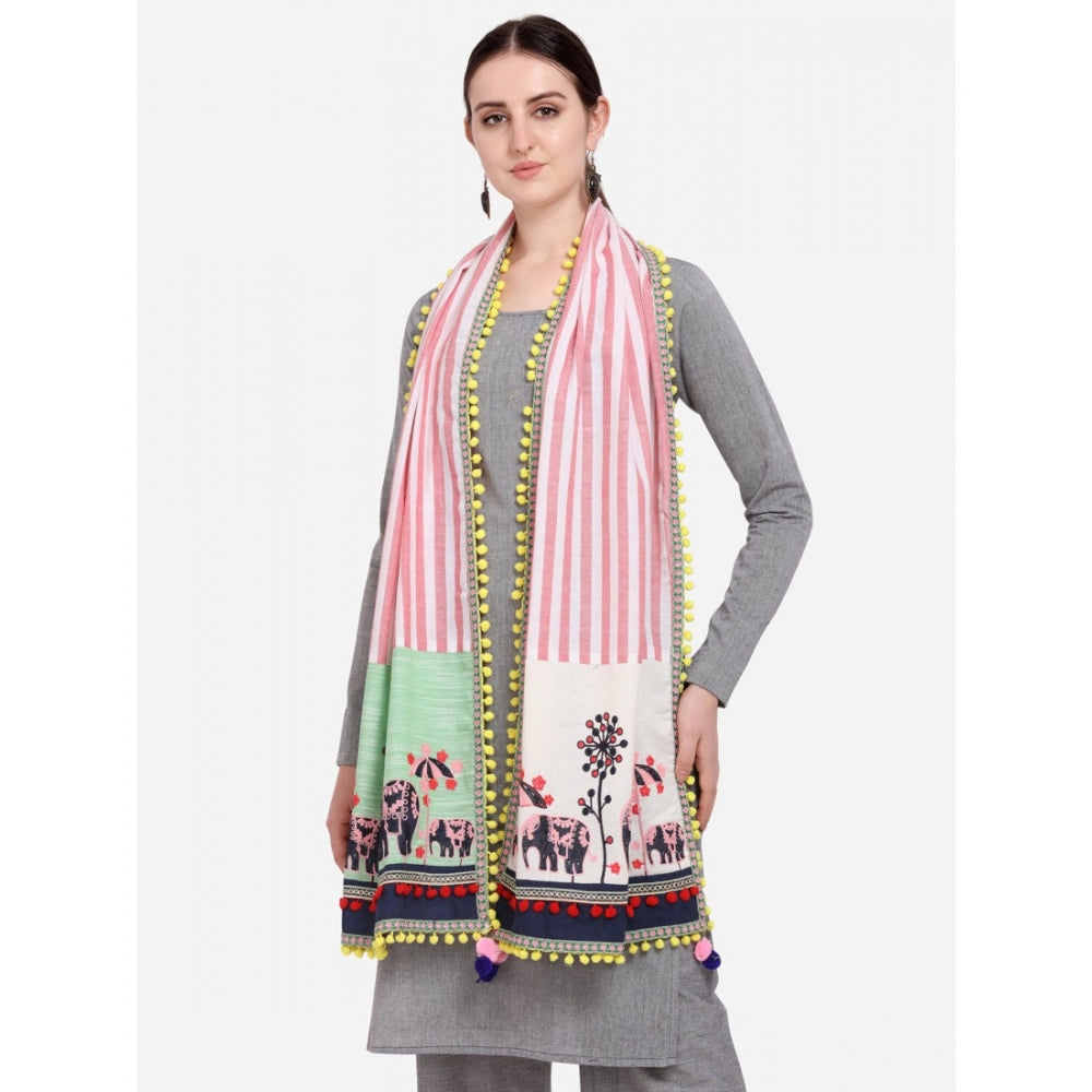 Cotton Embroidered Dupatta