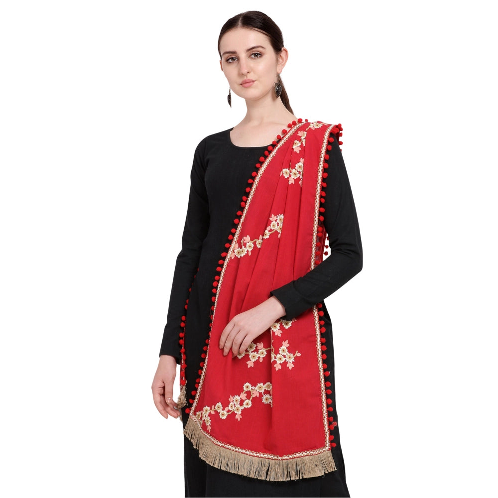 Cotton Embroidered Dupatta