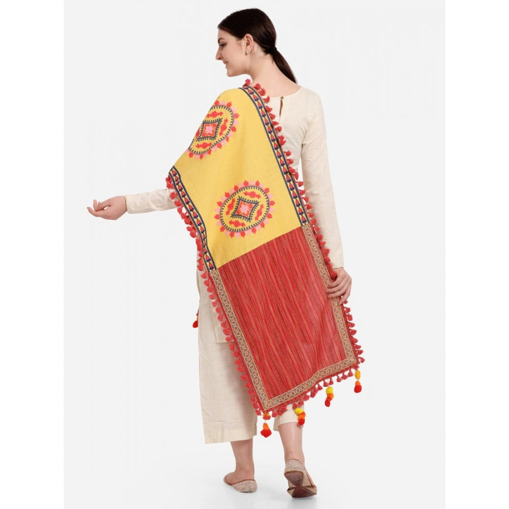 Cotton Embroidered Dupatta