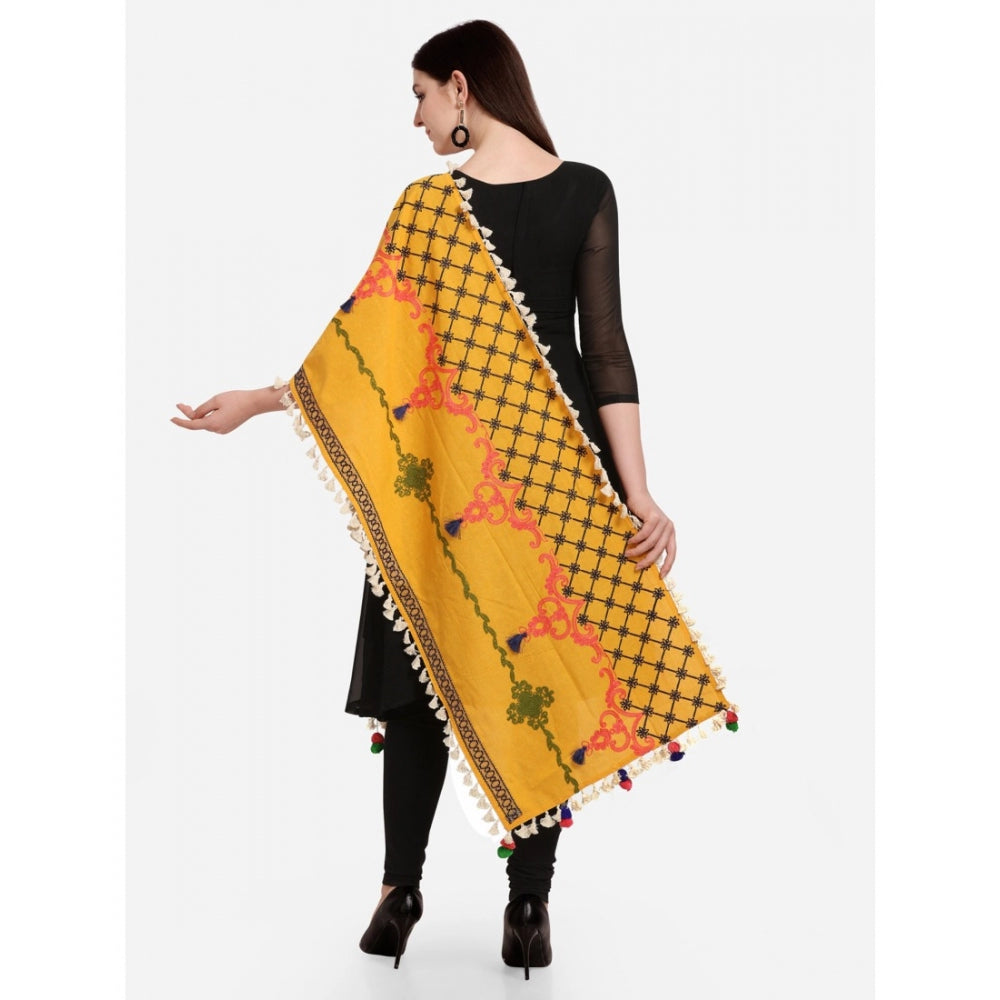 Cotton Embroidered Dupatta