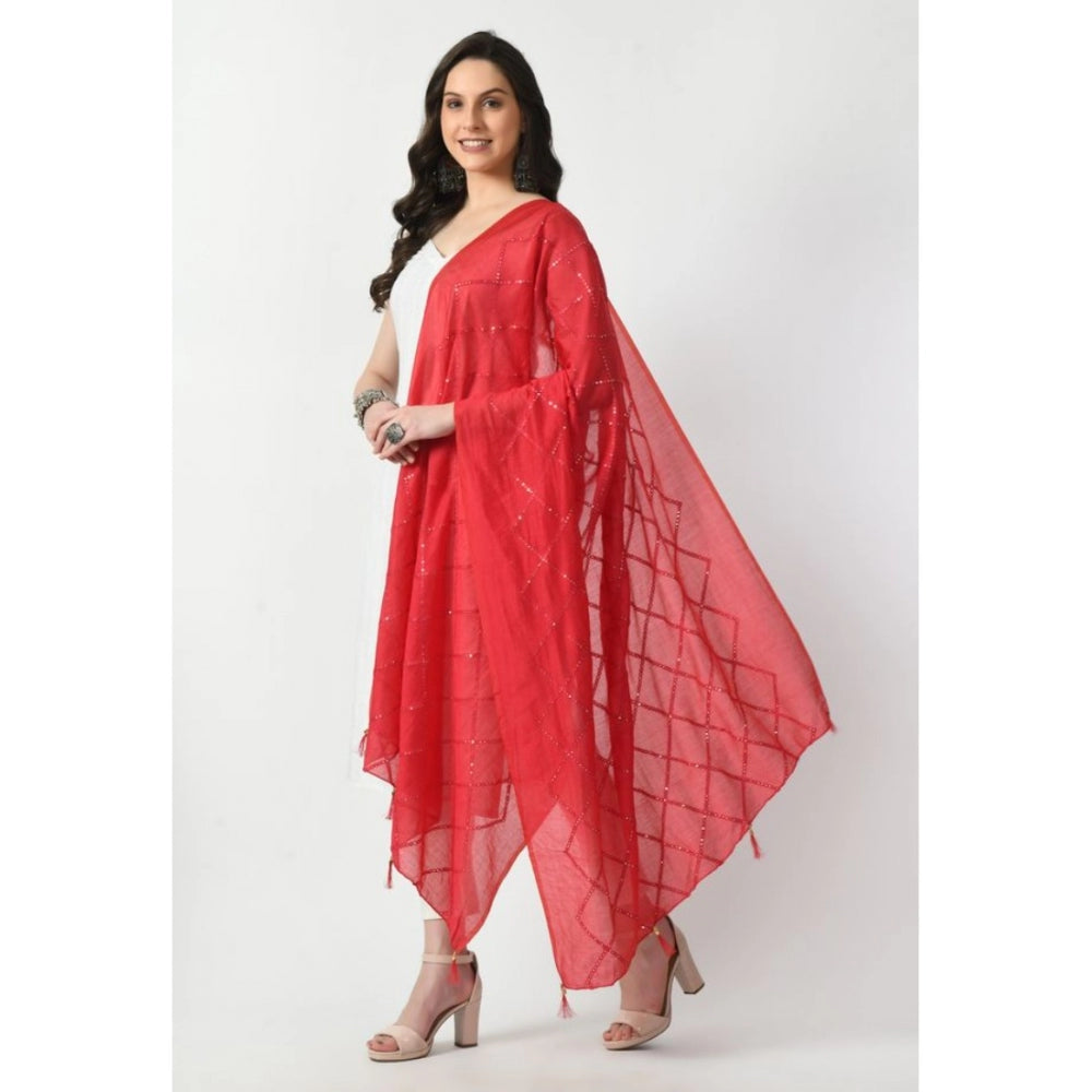 Chanderi Self Degine Dupatta