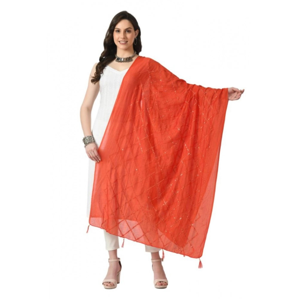 Chanderi Self Degine Dupatta