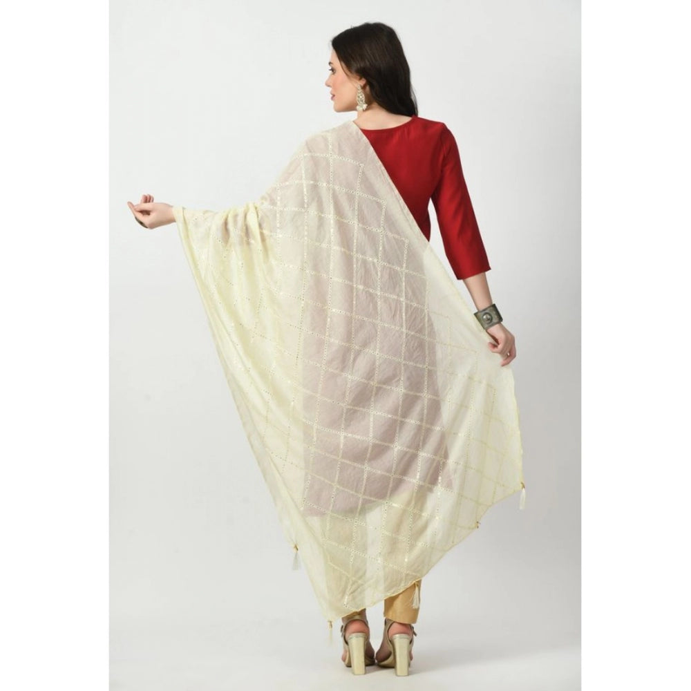 Chanderi Self Degine Dupatta