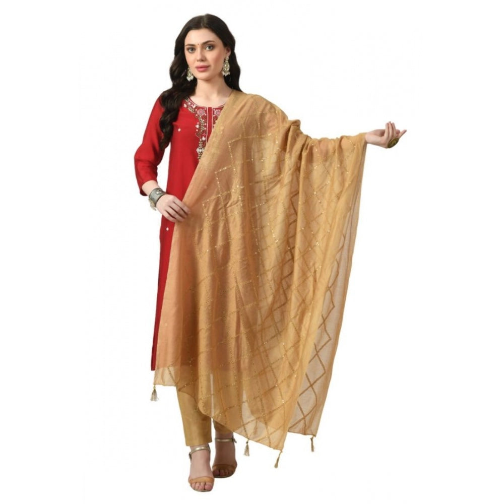 Chanderi Self Degine Dupatta