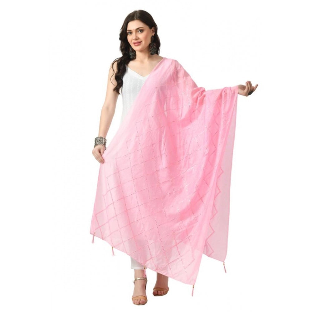 Chanderi Self Degine Dupatta