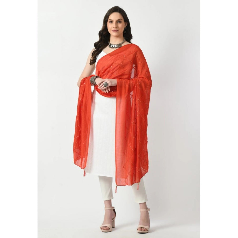 Chanderi Self Degine Dupatta