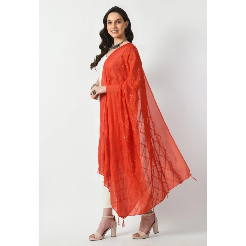 Chanderi Self Degine Dupatta