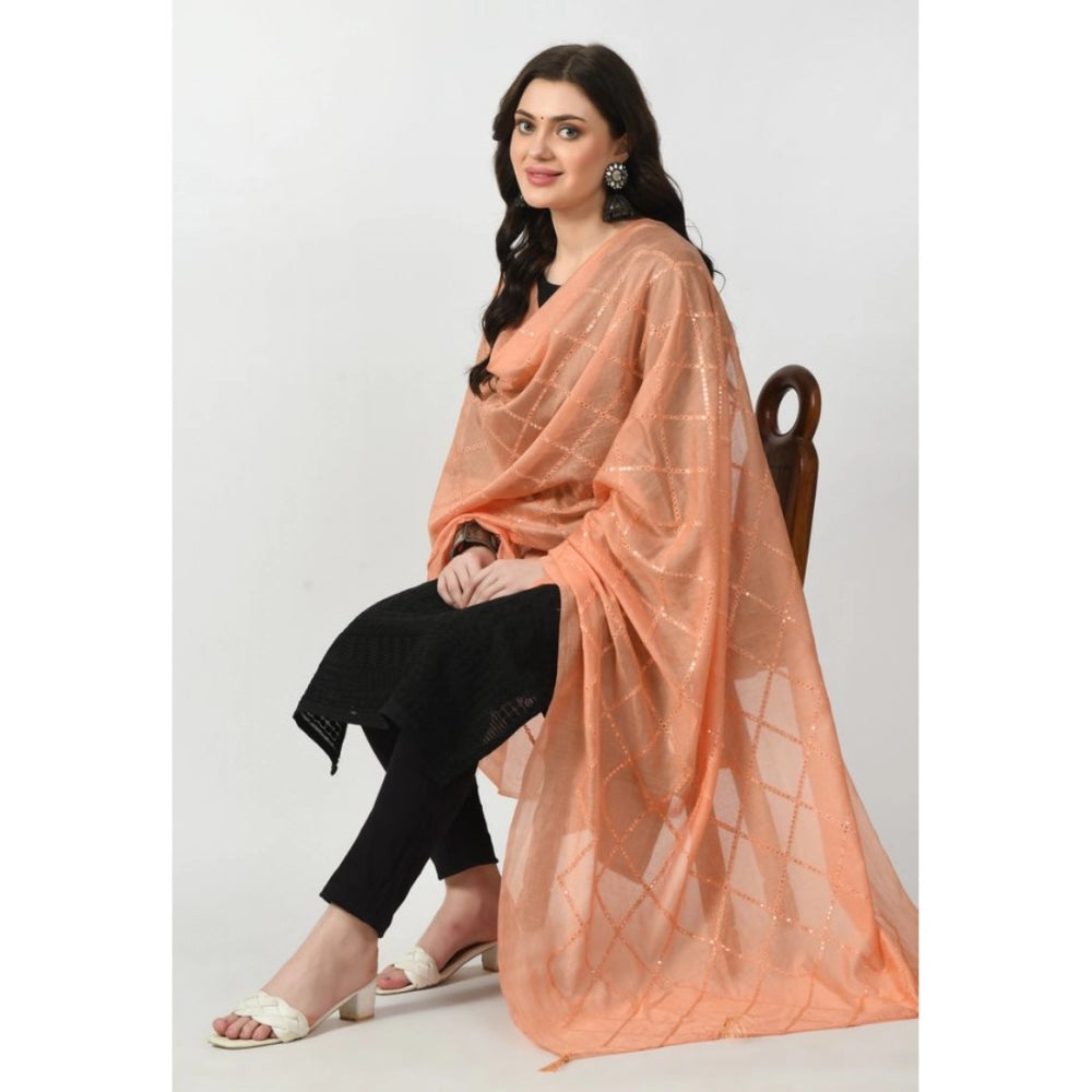 Chanderi Self Degine Dupatta