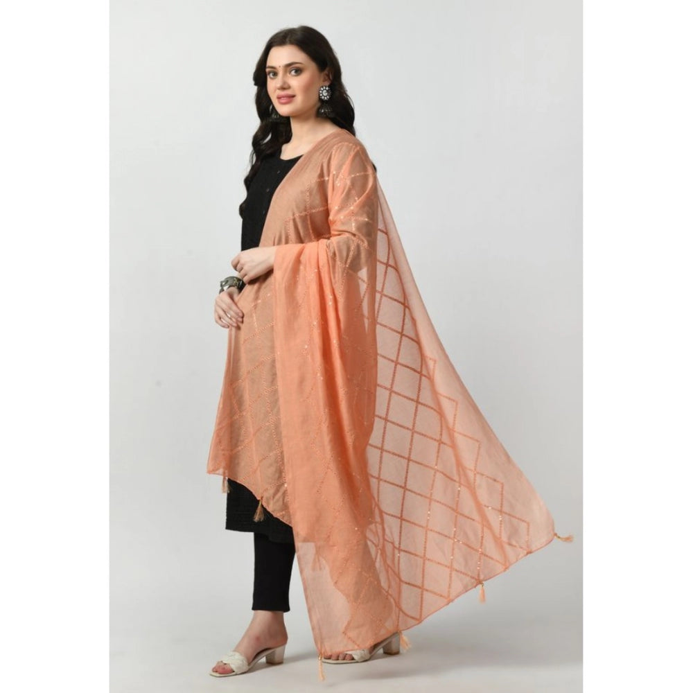 Chanderi Self Degine Dupatta