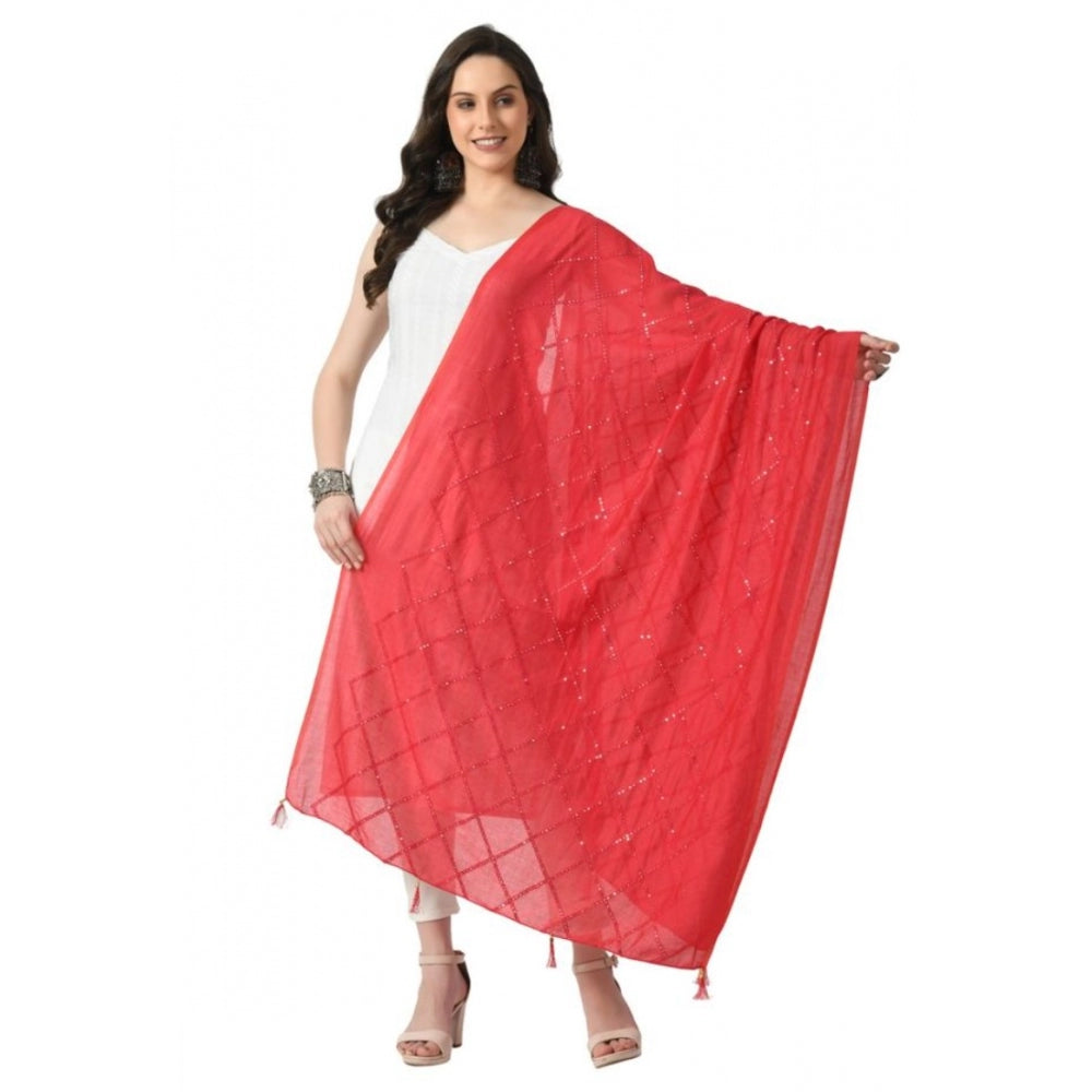 Chanderi Self Degine Dupatta