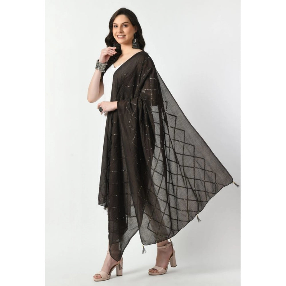 Chanderi Self Degine Dupatta