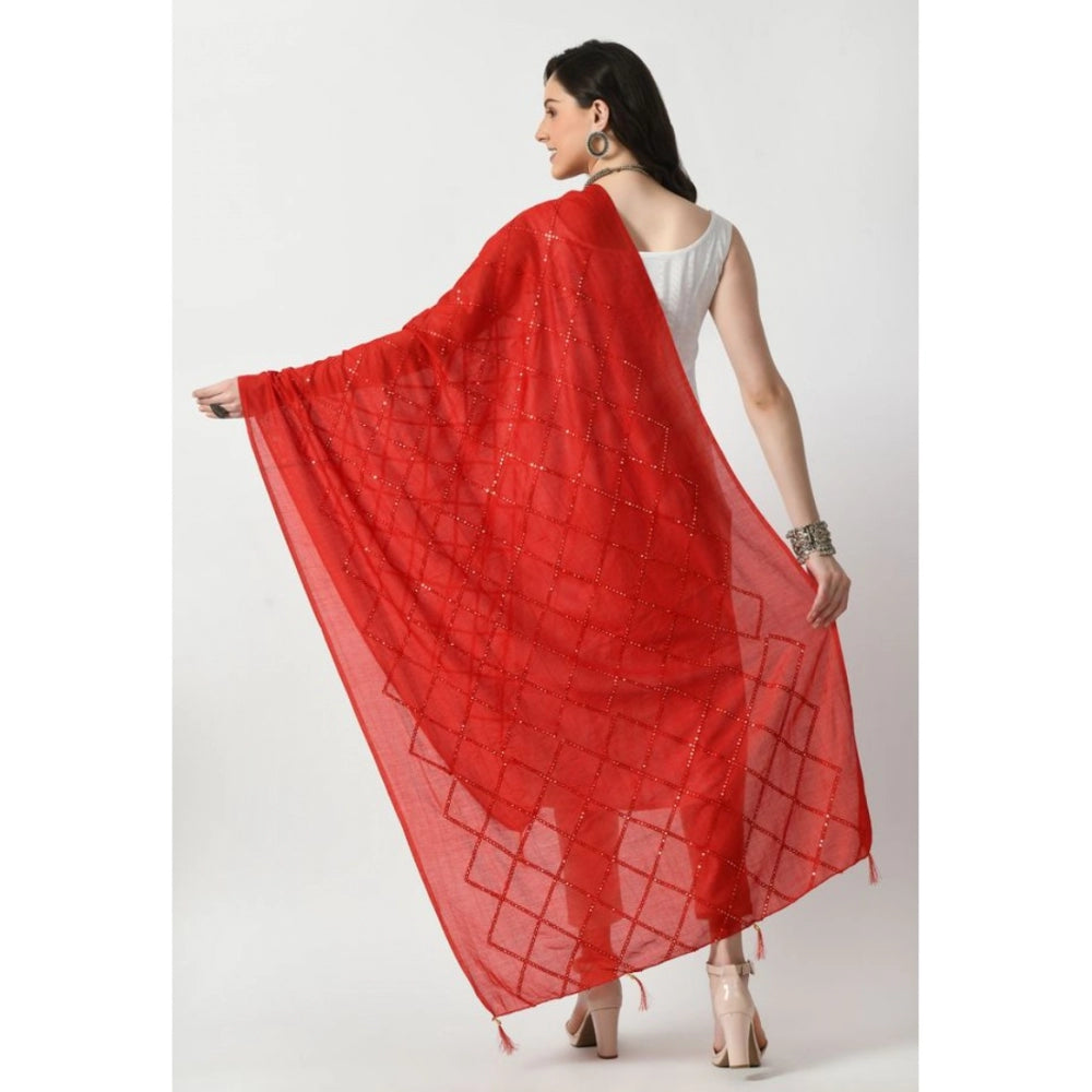 Chanderi Self Degine Dupatta