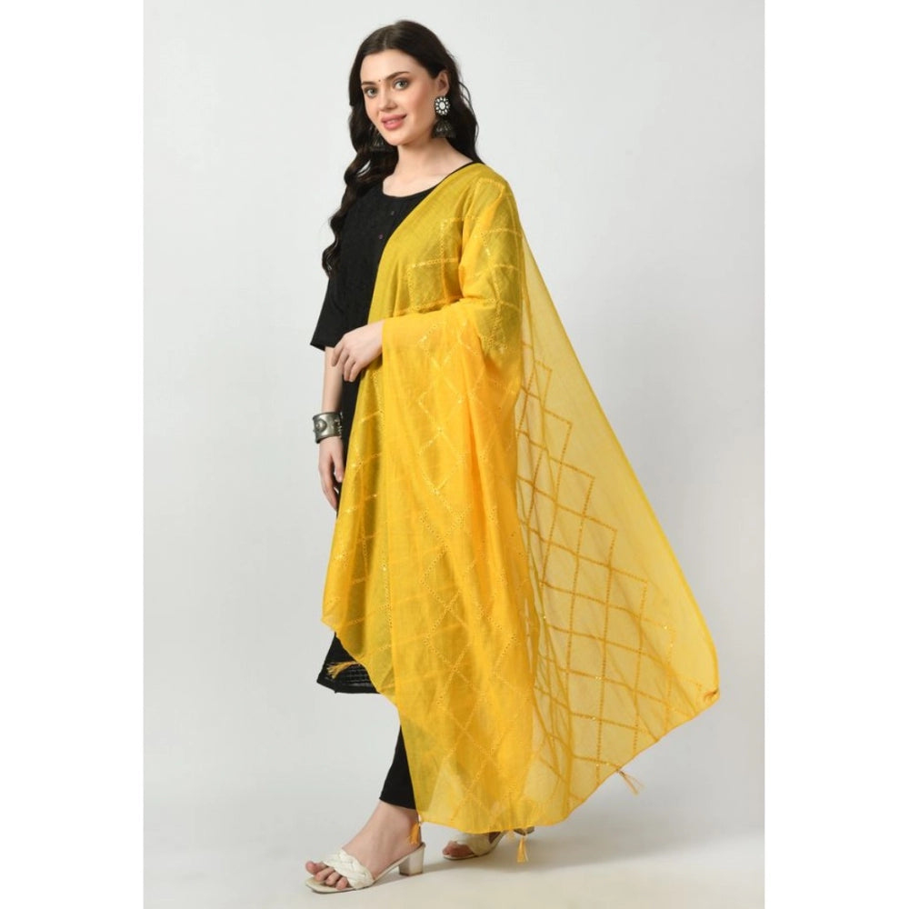 Chanderi Self Degine Dupatta