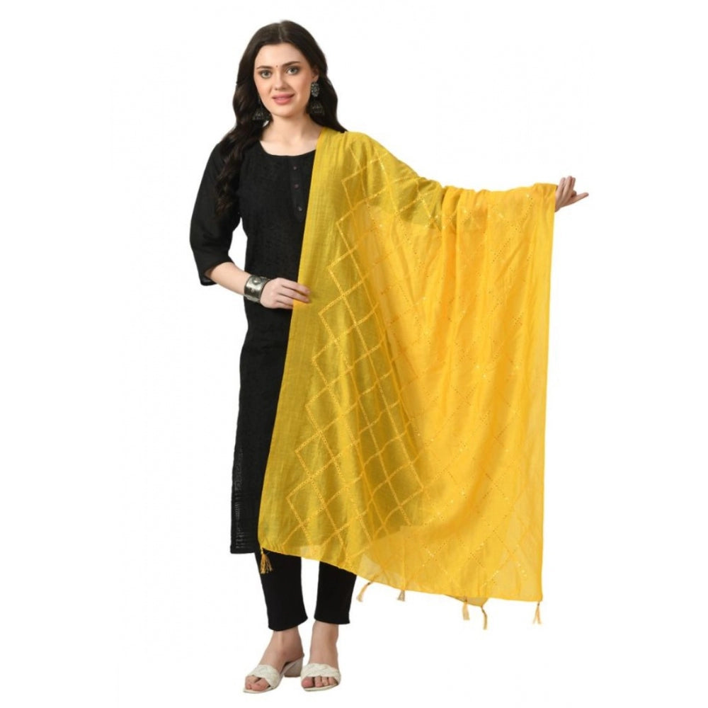 Chanderi Self Degine Dupatta