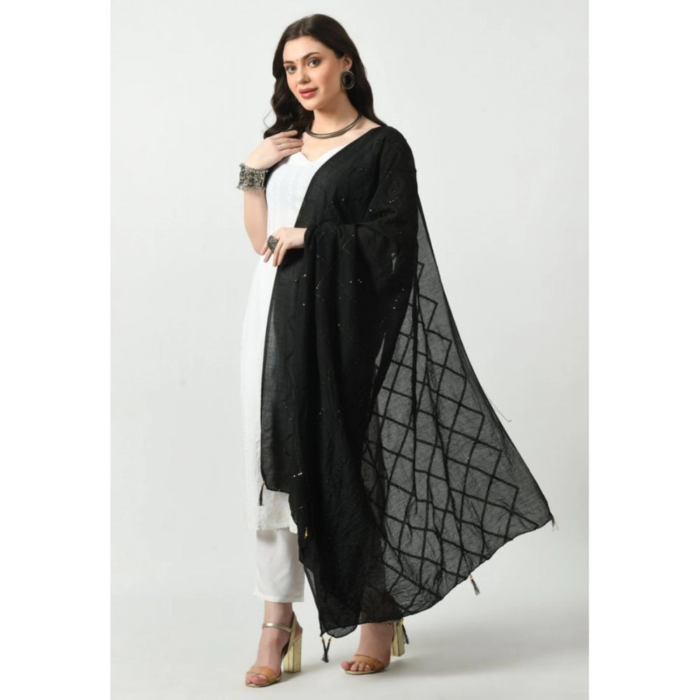 Chanderi Self Degine Dupatta