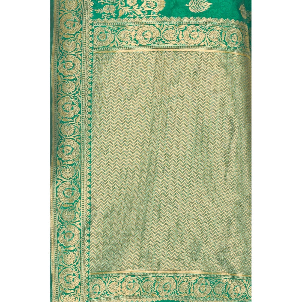 Banarasi Silk Designer Weaving Saree With Unstitched Blouse