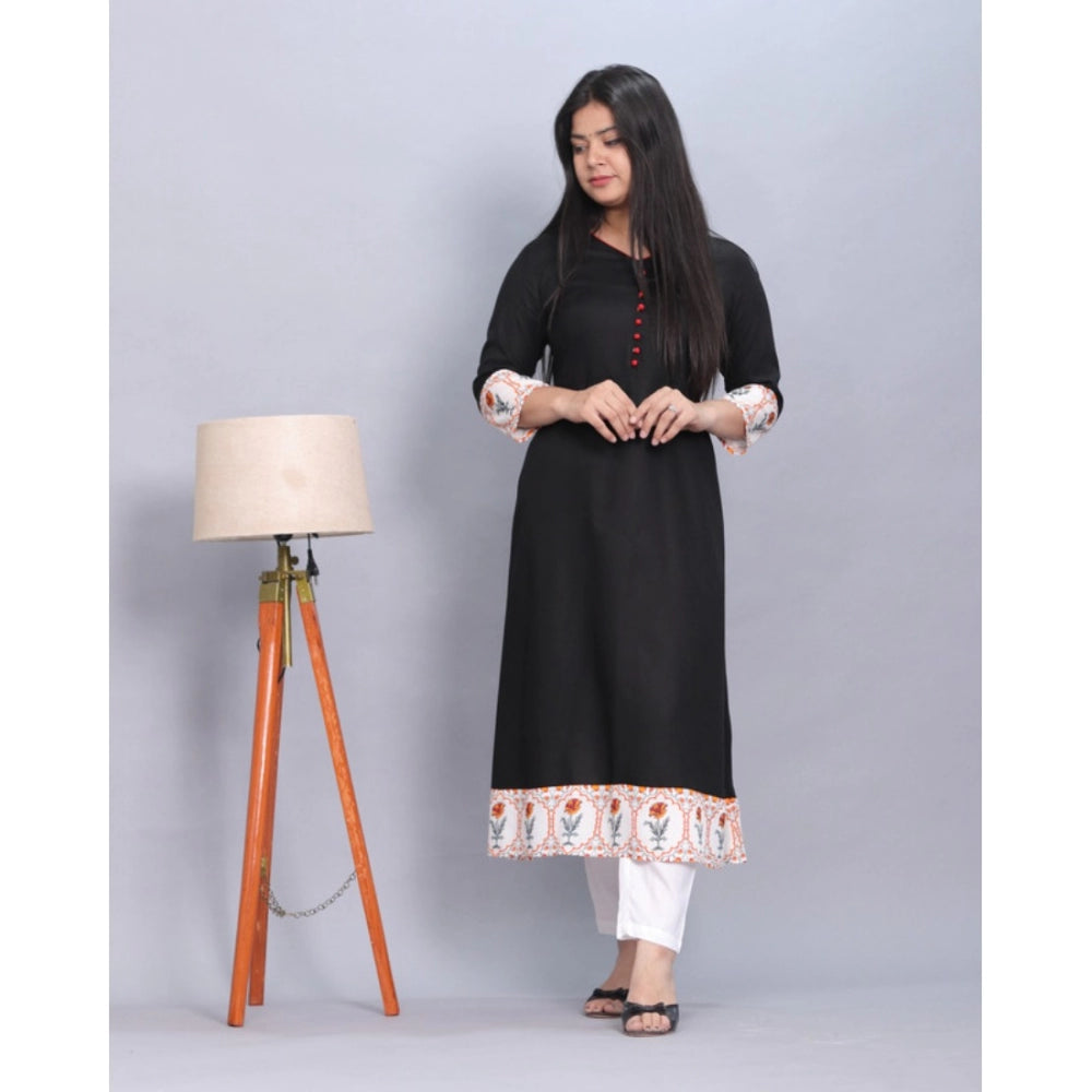 Casual Viscose Rayon 3-4th Sleeve Kurti