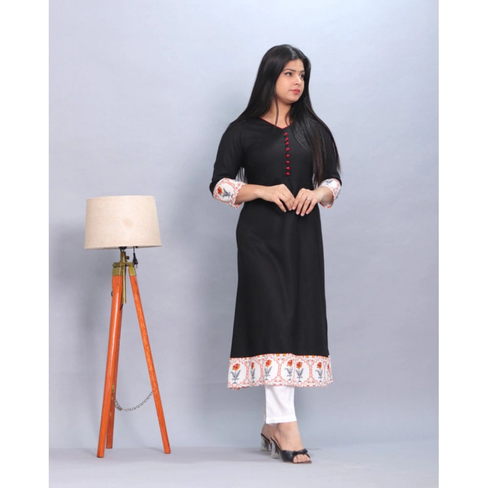 Casual Viscose Rayon 3-4th Sleeve Kurti