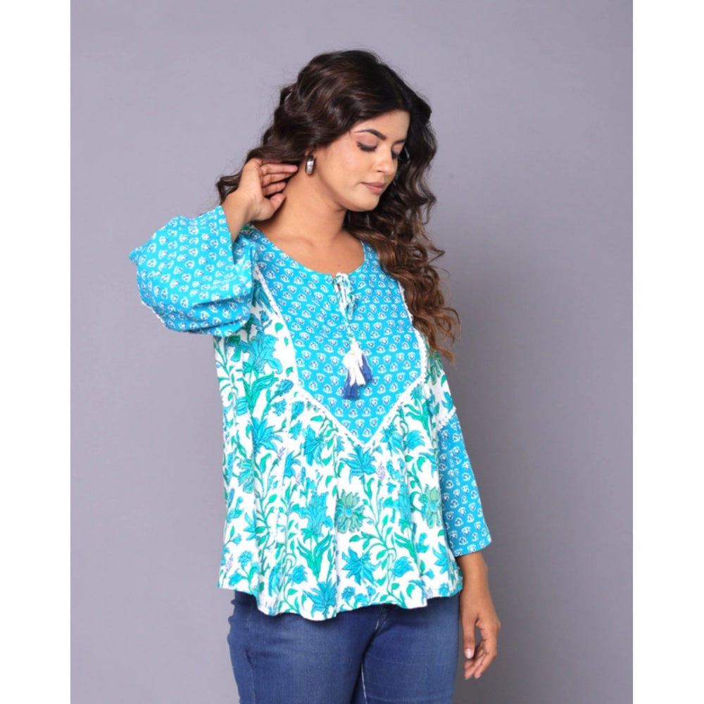 Casual Rayon 3-4th Sleeve Top