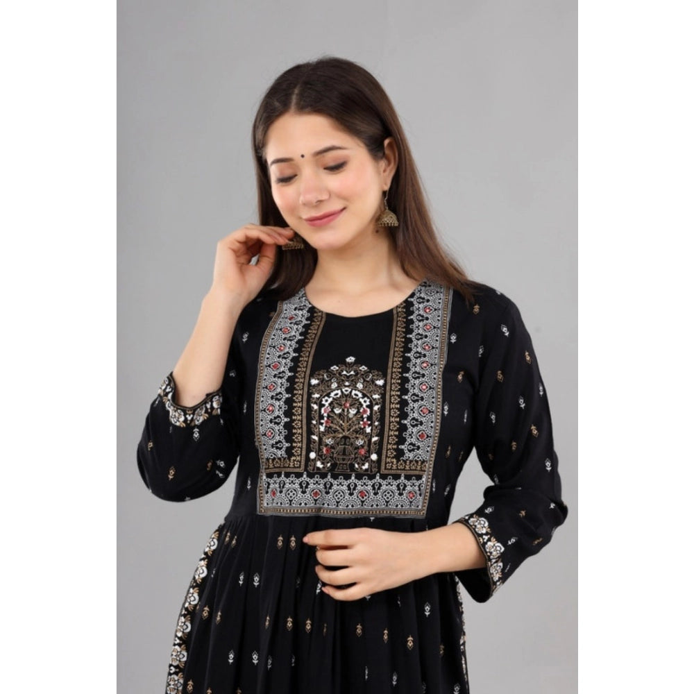 Casual Viscose Rayon 3-4th Sleeve Nayra Cut Kurti