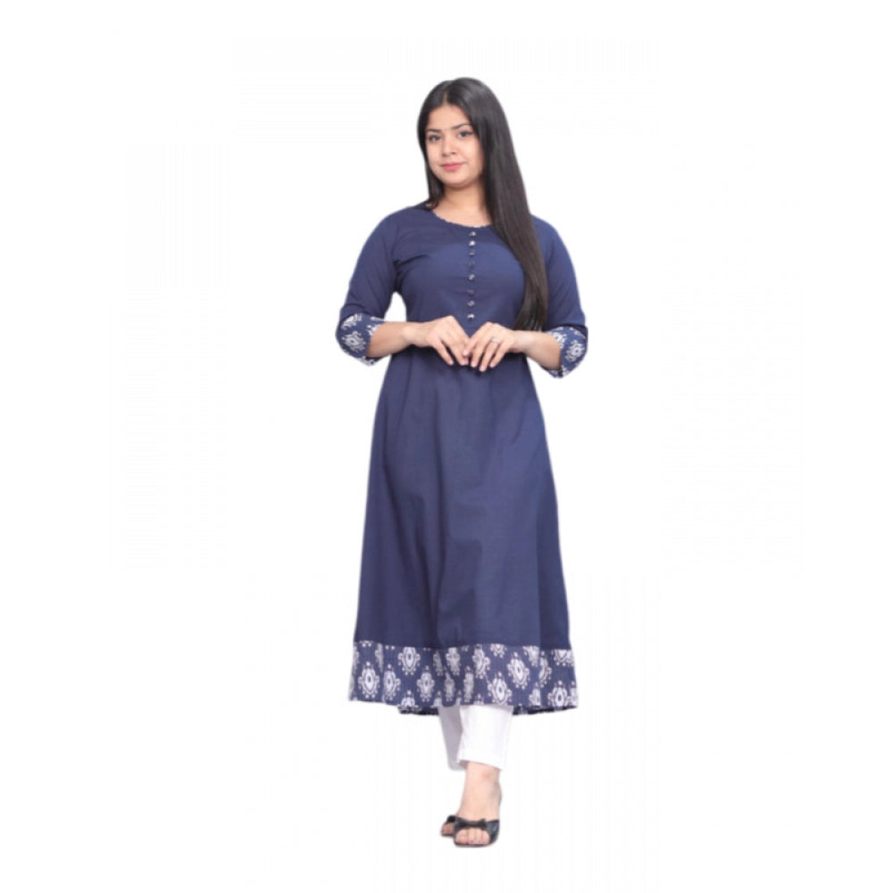 Casual Viscose Rayon 3-4th Sleeve Kurti