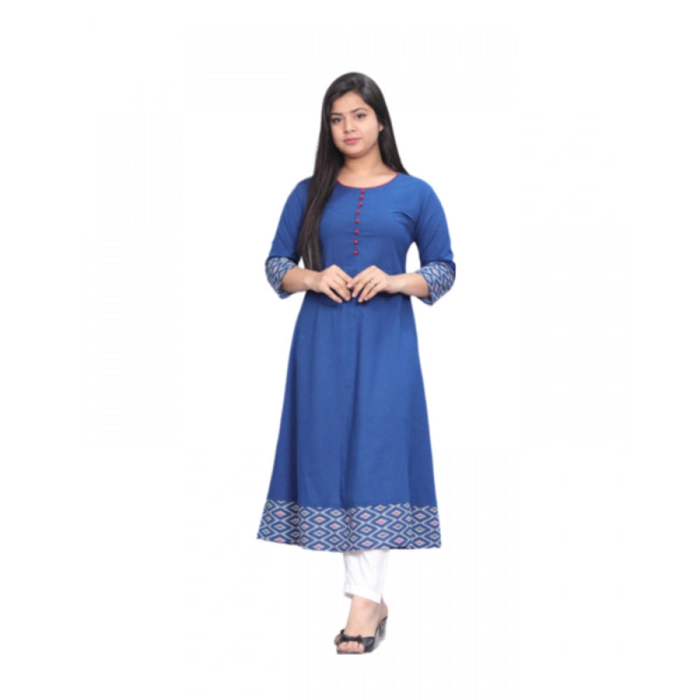 Casual Viscose Rayon 3-4th Sleeve Kurti